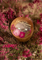 RINGTRÄGERBOXEN & KISSEN Epoxidharz Trauringe Box Maßgeschneiderte Hochzeitsringbox für die Zeremonie, handgefertigte Hochzeitsringbox • Ringträgerbox mit echten Blumen • luxuriöse Holzringbox15
