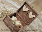 RING BEARER BOXES & PILLOWS Epoxy Wedding rings Box Custom Wedding Ring box for ceremony, wooden wedding ring box  • rustic ring bearer box • real flowers in resin luxury ring box5