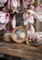 RING BEARER BOXES & PILLOWS Epoxy Wedding rings Box Presoanlised wedding Ring box for 2 or 3 rings, engraved wedding ring box  • personalised rustic ring box • real flowers in epoxy luxury ring box8