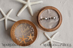 RING BEARER BOXES & PILLOWS Epoxy Wedding rings Box Beach wedding ring  bearers, Handmade wedding ring box • Real Starfish ring bearer box • wood luxury ring box23