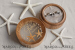 RING BEARER BOXES & PILLOWS Epoxy Wedding rings Box Beach wedding ring  bearers, Handmade wedding ring box • Real Starfish ring bearer box • wood luxury ring box23