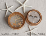 RING BEARER BOXES & PILLOWS Epoxy Wedding rings Box Beach wedding ring  bearers, Handmade wedding ring box • Real Starfish ring bearer box • wood luxury ring box23