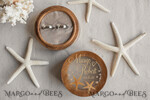 RING BEARER BOXES & PILLOWS Epoxy Wedding rings Box Beach wedding ring  bearers, Handmade wedding ring box • Real Starfish ring bearer box • wood luxury ring box23