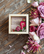 RING BEARER BOXES & PILLOWS Epoxy Wedding rings Box Personalised wedding box his and hers, wood wedding ring box  • rustic wedding rings box • real flowers in resin luxury ring box8