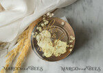 RINGTRÄGERBOXEN & KISSEN Epoxidharz Trauringe Box Epoxidharz- und Holzhochzeitsringbox für die Zeremonie, Boho Epoxid-Hochzeitsringboxen für ihn und sie, transparente Epoxid-Doppelringbox für die Hochzeit, Holzharzblumen Verlobungsringbox.36