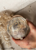 RINGTRÄGERBOXEN & KISSEN Epoxidharz Trauringe Box Epoxidharz- und Holzhochzeitsringbox für die Zeremonie, Boho Epoxidhochzeitsringboxen für ihn und sie, transparente Epoxid-Doppelringbox für die Hochzeit, Holzharzblumen Heiratsantragsringbox.20