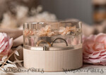 RINGTRÄGERBOXEN & KISSEN Epoxidharz Trauringe Box Epoxidharz- und Holz-Eheringbox für die Zeremonie, Boho Epoxid-Eheringboxen für ihn und sie, transparente Epoxid-Doppelringbox für die Hochzeit, Holzharzblumen-Heiratsantrag-Ringbox.22