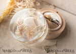 RINGTRÄGERBOXEN & KISSEN Epoxidharz Trauringe Box Epoxidharz- und Holz-Eheringbox für die Zeremonie, Boho Epoxid-Eheringboxen für ihn und sie, transparente Epoxid-Doppelringbox für die Hochzeit, Holzharzblumen-Heiratsantrag-Ringbox.22
