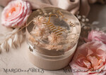 RINGTRÄGERBOXEN & KISSEN Epoxidharz Trauringe Box Epoxidharz- und Holz-Eheringbox für die Zeremonie, Boho Epoxid-Eheringboxen für ihn und sie, transparente Epoxid-Doppelringbox für die Hochzeit, Holzharzblumen-Heiratsantrag-Ringbox.22