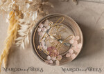 RINGTRÄGERBOXEN & KISSEN Epoxidharz Trauringe Box Epoxidharz- und Holz-Eheringbox für die Zeremonie, Boho Epoxid-Eheringboxen für ihn und sie, transparente Epoxid-Doppelringbox für die Hochzeit, Holzharzblumen-Verlobungsringbox.20
