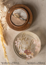 RINGTRÄGERBOXEN & KISSEN Epoxidharz Trauringe Box Epoxidharz- und Holz-Eheringbox für die Zeremonie, Boho Epoxid-Eheringboxen für ihn und sie, transparente Epoxid-Doppelringbox für die Hochzeit, Holzharzblumen-Verlobungsringbox.20