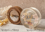 RINGTRÄGERBOXEN & KISSEN Epoxidharz Trauringe Box Epoxidharz- und Holz-Eheringbox für die Zeremonie, Boho Epoxid-Eheringboxen für ihn und sie, transparente Epoxid-Doppelringbox für die Hochzeit, Holzharzblumen-Verlobungsringbox.20