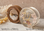 RINGTRÄGERBOXEN & KISSEN Epoxidharz Trauringe Box Epoxidharz- und Holz-Eheringbox für die Zeremonie, Boho Epoxid-Eheringboxen für ihn und sie, transparente Epoxid-Doppelringbox für die Hochzeit, Holzharzblumen-Verlobungsringbox.20
