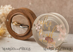 RINGTRÄGERBOXEN & KISSEN Epoxidharz Trauringe Box Epoxidharz- und Holz-Eheringbox für die Zeremonie, Boho Epoxid-Eheringboxen für ihn und sie, transparente Epoxid-Doppelringbox für die Hochzeit, Holzharzblumen-Verlobungsringbox.20