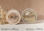 RINGTRÄGERBOXEN & KISSEN Epoxidharz Trauringe Box Epoxidharz- und Holz-Hochzeitsringbox für die Zeremonie, Boho Epoxid-Hochzeitsringboxen für ihn und sie, transparente Epoxid-Doppelringbox für die Hochzeit, Holzharzblumen Verlobungsringbox.27