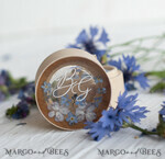 RING BEARER BOXES & PILLOWS Epoxy Wedding rings Box Presonaised Ring Box for wedding bands, wood wedding ring box  • rustic wedding rings box • real flowers in resin luxury ring box8