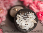 RINGTRÄGERBOXEN & KISSEN Epoxidharz Trauringe Box Elegante Epoxidharz-Hochzeitsringbox, personalisierte Harzringbox mit Gravur, minimalistische echte Blumen-Hochzeitsringbox mit Samt, rustikale Hochzeitsstationery5