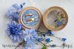 RING BEARER BOXES & PILLOWS Epoxy Wedding rings Box Personalised wedding box his and hers, Handmade wedding ring box • Real Flowers ring bearer box • wood luxury ring box18