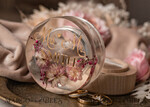 RINGTRÄGERBOXEN & KISSEN Epoxidharz Trauringe Box Epoxidharz und Holz Hochzeitsringbox für die Zeremonie, Boho Epoxid Hochzeitsringboxen für ihn und sie, transparente Epoxid Doppelringbox für die Hochzeit, Holzharz Blumen Heiratsantragsringbox.30