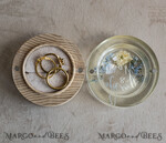 RINGTRÄGERBOXEN & KISSEN Epoxidharz Trauringe Box Epoxidharz- und Holz-Eheringbox für die Zeremonie, Boho Epoxid-Eheringboxen für ihn und sie, transparente Epoxid-Doppelingbox für die Hochzeit, Holzharzblumen Verlobungsringbox.14