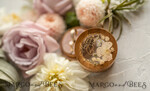 RING BEARER BOXES & PILLOWS Epoxy Wedding rings Box Presoanlised wedding Ring box for 2 or 3 rings, rustic glam wedding ring box  • handmade ring bearer box • velvet luxury ring box16