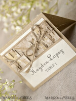 PLACE CARDS / TABLE CARDS Rustic Eco Wedding Place cards Minimalistic Ecru Wedding Place Cards with Burlap Twine and Wooden Decor, Rustic Eco Wedding Place Cards, Wedding Name Tags witch bark decor, Editable Text6