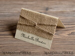 PLACE CARDS / TABLE CARDS Rustic Eco Wedding Place cards Rustic Wedding Place Cards, Ecru Place Cards, Natural Burlap Twine Wedding Name Cards, Eco Rustic Name Tags, Editable Text, Simple Design Escort Cards3
