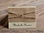 PLACE CARDS / TABLE CARDS Rustic Eco Wedding Place cards Rustic Wedding Place Cards, Ecru Place Cards, Natural Burlap Twine Wedding Name Cards, Eco Rustic Name Tags, Editable Text, Simple Design Escort Cards3