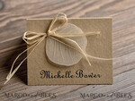 PLACE CARDS / TABLE CARDS Rustic Eco Wedding Place cards Minimalistic Rustic Eco Brown Wedding Place Cards with Raffia Twine and Dried Leaf, Simple Wedding Stationery, Elegant Wedding Place Cards, Rustic Escort Cards3