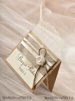 PLACE CARDS / TABLE CARDS Rustic Eco Wedding Place cards Elegant Eco Brown Wedding Place Cards with White Rose, Ivory Wedding Name Tags with Brown Burlap Twine and Dried Leaf, Rustin Wedding Stationery, Editable Text3