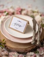 PLATZKARTEN / TISCHKARTEN  
 Rustikale Eco-Hochzeitsplatzkarten Minimalistische weiße Hochzeitsplatzkarten, rustikales öko-braun mit schwarzem Druck, zarte Hochzeitsnamensschilder, einzigartige Hochzeitsstationery, individuell formulierte Begleitkarten.12