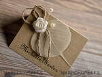 PLACE CARDS / TABLE CARDS Rustic Eco Wedding Place cards Rustic Eco Brown Wedding Place Cards, Delicate Wedding Name Tag with White Rose Decor, Burlap Twine and Dried Leaf, Unique Eco Wedding Stationery, Editable Text3