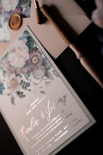 HOCHZEITS EINLADUNGEN blumig / Boho / Aquarell Elegante Hochzeitskarten, florale Boho-Einladungen, Blumen23