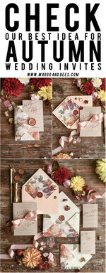 HOCHZEITS EINLADUNGEN blumig / Boho / Aquarell Hochzeitseinladungset elegant mit kalligraphischem Druck floralen pastellpfirsich37