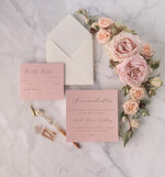 WEDDING INVITATIONS vintage lace/ rustic lace Modern Wedding invitations, elegant lace stationery19