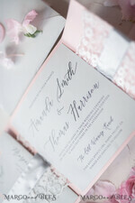 WEDDING INVITATIONS vintage lace/ rustic lace Elegant Vintage Lace Wedding Invitations Romantic Bespoke Grey Wedding Cards Glamour Pink Wedding Invitation Suite Pocket Wedding Invites37