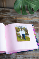 FOTOALBUM/ FOTOBOX Polaroid-Fotoalbum mit Schreibfläche Hochzeitskombination Gästebuch und Fotoalbum, Gästebuchalbum personalisierte Seiten mit Platz für Bilder aus der Fotobox.8