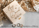 rustic Custom Wooden Wedding Ring Box, wooden gold Box For Rings Or Bands Personalised, Wood Ring Box for ceremony 8
