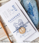 WEDDING INVITATIONS passport to love/ beach wedding invites  White Beach  Passport Wedding Invitation, Seahorses Wedding Cards  Boarding Pass,  Beach Passport Wedding Invitations  Abroad, 7