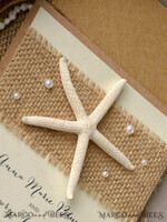 WEDDING INVITATIONS passport to love/ beach wedding invites  Beach Wedding invitations starfish burlap  Wedding Invites destination wedding Cards with  pearls9