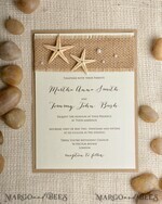 WEDDING INVITATIONS passport to love/ beach wedding invites  Beach Wedding invitations Starfish Wedding Invites destination rustic wedding invitation suite6