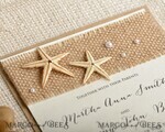 WEDDING INVITATIONS passport to love/ beach wedding invites  Beach Wedding invitations Starfish Wedding Invites destination rustic wedding invitation suite6