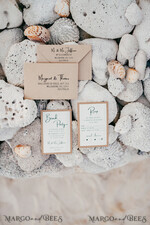 WEDDING INVITATIONS passport to love/ beach wedding invites  Beach  Wedding invitations Starfish Wedding Invites with Rustic Burlap wedding Cards 5