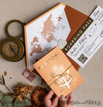 HOCHZEITS EINLADUNGEN Pass zur Liebe / Strandhochzeits-Einladungen Gold Terrakotta Pass Einladung zur Hochzeit, Burnt Orange Gold Hochzeitskarten Boarding Pass, Reise Pass Hochzeits Einladungen im Ausland, Zielhochzeit Einladungen, Reise Karte Hochzeitsstationär17