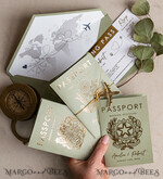WEDDING INVITATIONS passport to love/ beach wedding invites  Sage Green Passport Wedding Invitation, Wedding Cards  Boarding Pass,  Tuscany Passport Wedding Invitations  Abroad, Destination Wedding Invites, Travel Map Wedding Stationary8