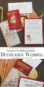 WEDDING INVITATIONS passport to love/ beach wedding invites  Maroon Gold  Passport Wedding Invitation, Map Wedding Cards  Boarding Pass,  Burgundy Passport Wedding Invitations  Abroad, Destination Wedding Invites, Travel Map Wedding Stationary11
