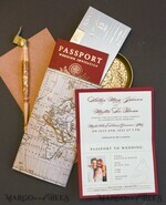 WEDDING INVITATIONS passport to love/ beach wedding invites  Maroon Gold  Passport Wedding Invitation, Map Wedding Cards  Boarding Pass,  Burgundy Passport Wedding Invitations  Abroad, Destination Wedding Invites, Travel Map Wedding Stationary11