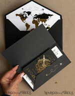 HOCHZEITS EINLADUNGEN Pass zur Liebe / Strandhochzeits-Einladungen Gold Weiße Schwarze Reisepass Hochzeitskarte, Goldene Hochzeitskarten Bordkarte, Reise Reisepass Hochzeitskarten im Ausland, Zielhochzeitseinladungen, Reisekarten Hochzeitsstationery22