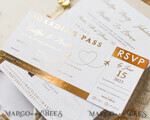 WEDDING INVITATIONS passport to love/ beach wedding invites  White Gold  Passport Wedding Invitation, Golden Plane Wedding Cards  Boarding Pass,  Tuscany Passport Wedding Invitations  Abroad, Destination Wedding Invites, Travel Map Wedding Stationary16