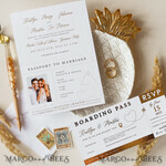 WEDDING INVITATIONS passport to love/ beach wedding invites  White Gold  Passport Wedding Invitation, Golden Plane Wedding Cards  Boarding Pass,  Tuscany Passport Wedding Invitations  Abroad, Destination Wedding Invites, Travel Map Wedding Stationary16
